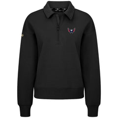 Washington Capitals Levelwear Women's Canmore Quarter-Zip Pullover - Black | NHL sale