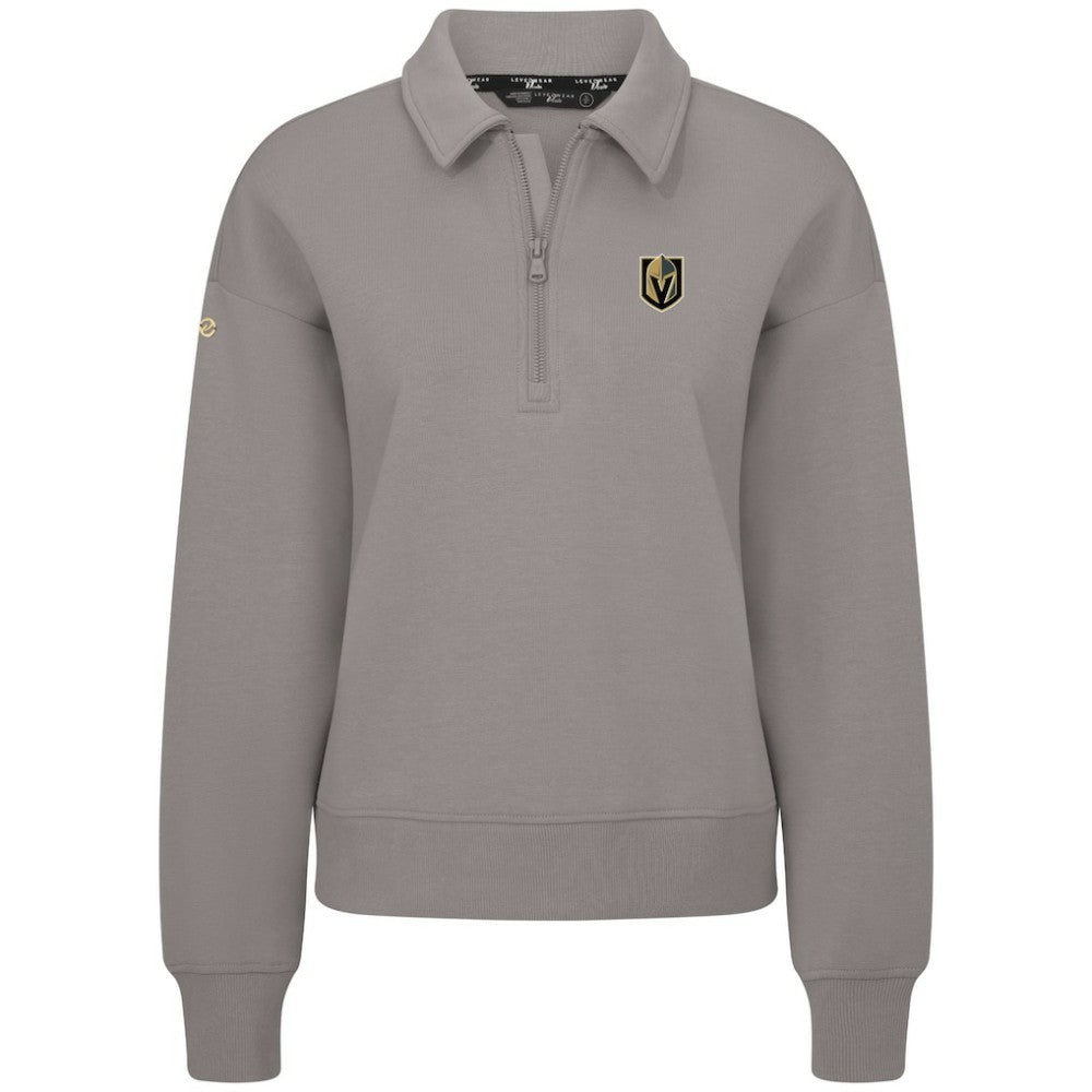 Vegas Golden Knights Levelwear Women's Canmore Quarter-Zip Pullover - Gray | NHL online