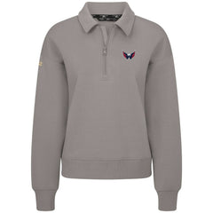 Washington Capitals Levelwear Women's Canmore Quarter-Zip Pullover - Gray | NHL near me