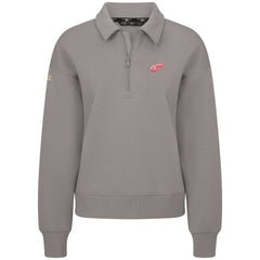 Detroit Red Wings Levelwear Women's Canmore Quarter-Zip Pullover - Gray | NHL discount