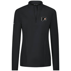 Philadelphia Flyers Levelwear Women's Upright Quarter-Zip Pullover - Black | NHL Clearance