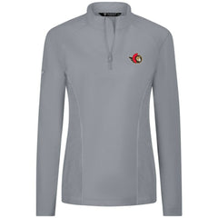 Ottawa Senators Levelwear Women's Upright Quarter-Zip Pullover - Gray | NHL sale