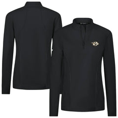 Nashville Predators Levelwear Women's Upright Quarter-Zip Pullover - Black | NHL on sale