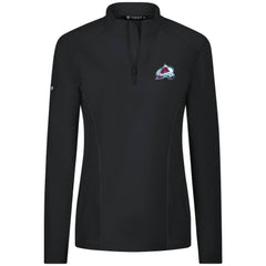 Colorado Avalanche Levelwear Women's Upright Quarter-Zip Pullover - Black | NHL on sale