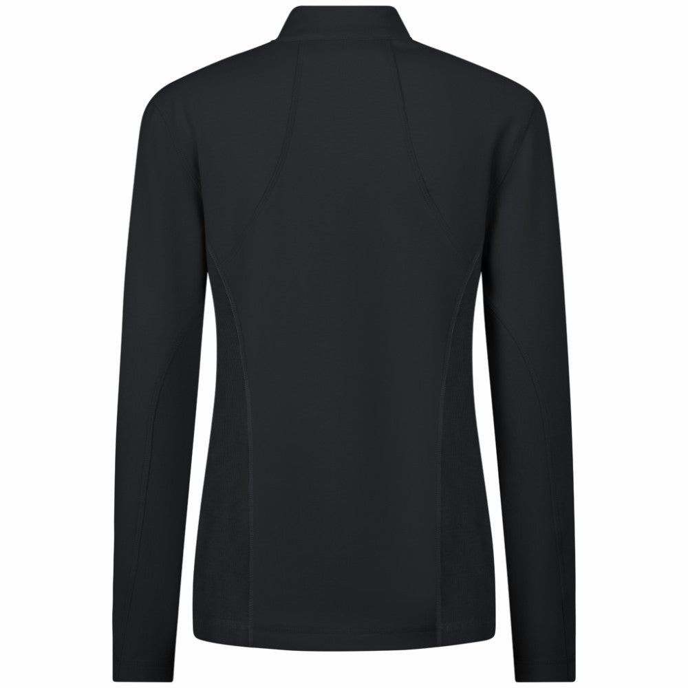Minnesota Wild Levelwear Women's Upright Quarter-Zip Pullover - Black | NHL Lifestyle