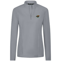 Minnesota Wild Levelwear Women's Upright Quarter-Zip Pullover - Gray | NHL sale
