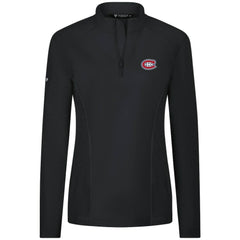 Montreal Canadiens Levelwear Women's Upright Quarter-Zip Pullover - Black | NHL discount