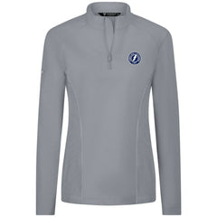 Tampa Bay Lightning Levelwear Women's Upright Quarter-Zip Pullover - Gray | NHL Lifestyle