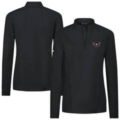 Washington Capitals Levelwear Women's Upright Quarter-Zip Pullover - Black | NHL near me