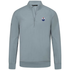 Edmonton Oilers Levelwear Upright Tri-Blend Quarter-Zip Pullover - Gray | NHL online