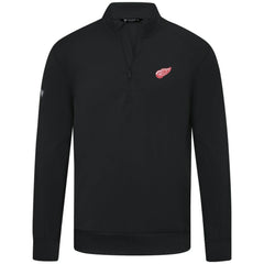 Detroit Red Wings Levelwear Upright Tri-Blend Quarter-Zip Pullover - Black | NHL near me