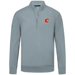 Calgary Flames Levelwear Upright Tri-Blend Quarter-Zip Pullover - Gray | NHL discount