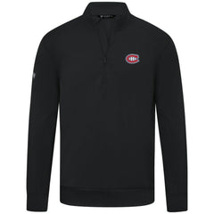 Montreal Canadiens Levelwear Upright Tri-Blend Quarter-Zip Pullover - Black | NHL online