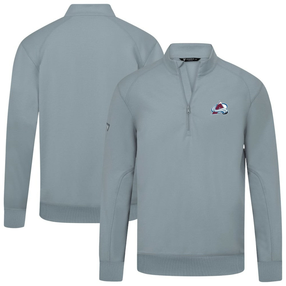 Colorado Avalanche Levelwear Upright Tri-Blend Quarter-Zip Pullover - Gray | NHL near me