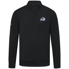 Colorado Avalanche Levelwear Upright Tri-Blend Quarter-Zip Pullover - Black | NHL online