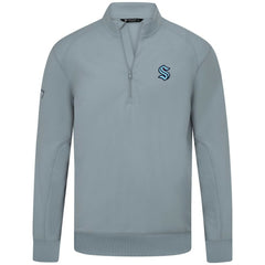 Seattle Kraken Levelwear Upright Tri-Blend Quarter-Zip Pullover - Gray | NHL on sale