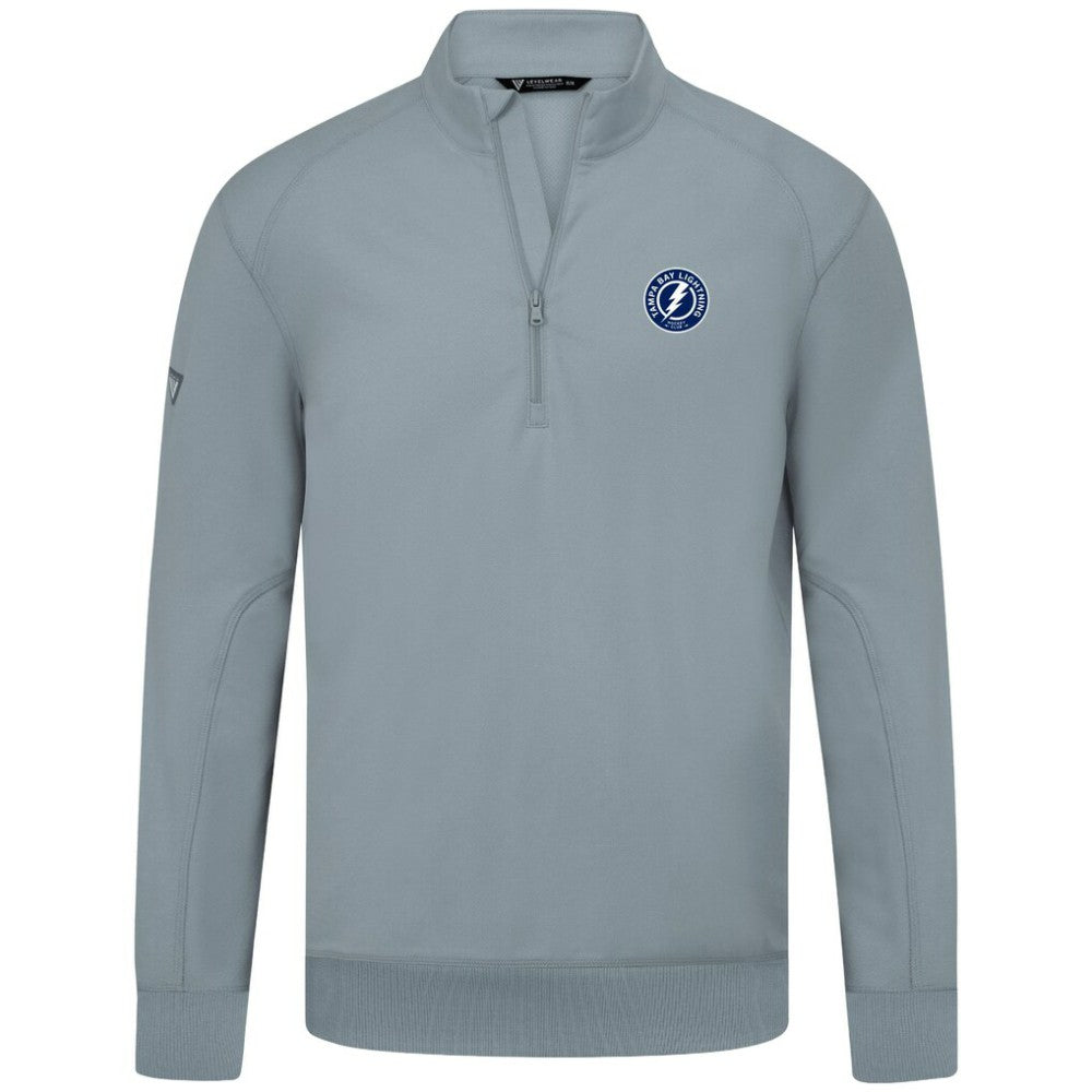 Tampa Bay Lightning Levelwear Upright Tri-Blend Quarter-Zip Pullover - Gray | NHL online