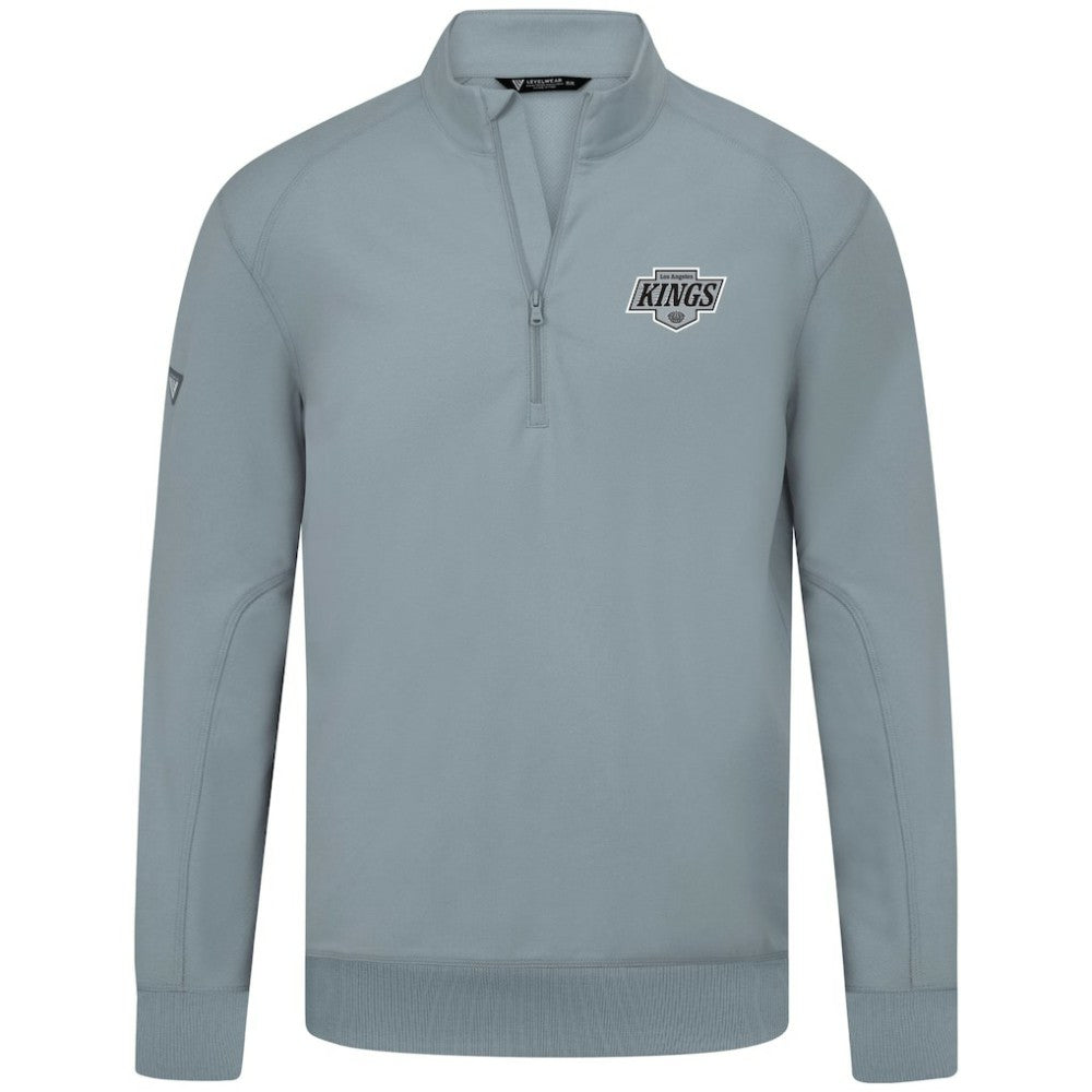 Los Angeles Kings Levelwear Upright Tri-Blend Quarter-Zip Pullover - Gray | NHL discount