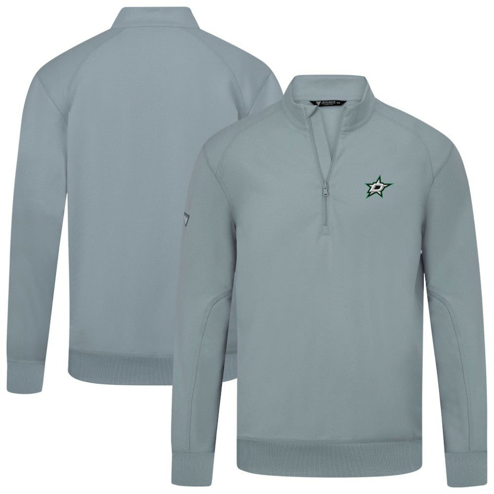 Dallas Stars Levelwear Upright Tri-Blend Quarter-Zip Pullover - Gray | NHL on sale