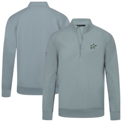 Dallas Stars Levelwear Upright Tri-Blend Quarter-Zip Pullover - Gray | NHL on sale