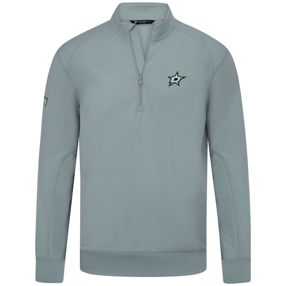 Dallas Stars Levelwear Upright Tri-Blend Quarter-Zip Pullover - Gray | NHL on sale