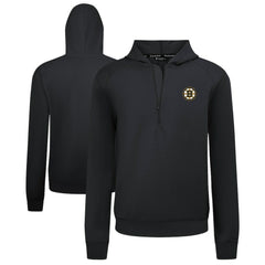 Boston Bruins Levelwear Technic Quarter-Zip Pullover Hoodie - Black | NHL near me