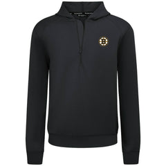 Boston Bruins Levelwear Technic Quarter-Zip Pullover Hoodie - Black | NHL near me