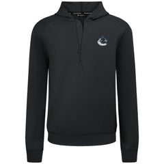 Vancouver Canucks Levelwear Technic Quarter-Zip Pullover Hoodie - Black | NHL discount