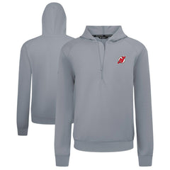 New Jersey Devils Levelwear Technic Quarter-Zip Pullover Hoodie - Gray | NHL on sale