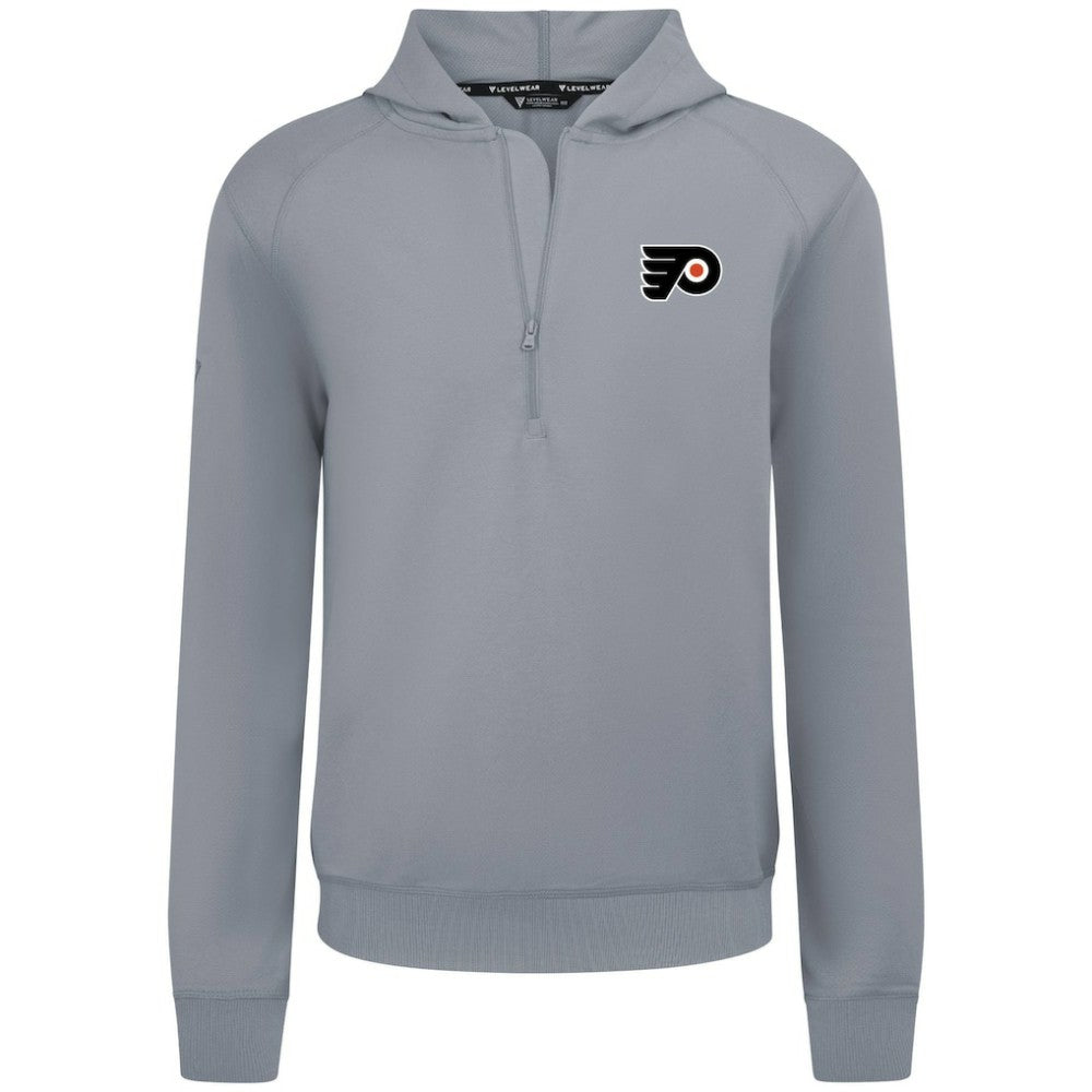 Philadelphia Flyers Levelwear Technic Quarter-Zip Pullover Hoodie - Gray | NHL discount