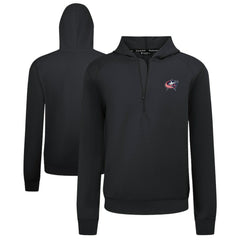 Columbus Blue Jackets Levelwear Technic Quarter-Zip Pullover Hoodie - Black | NHL sale