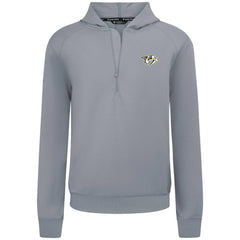 Nashville Predators Levelwear Technic Quarter-Zip Pullover Hoodie - Gray | NHL Clearance