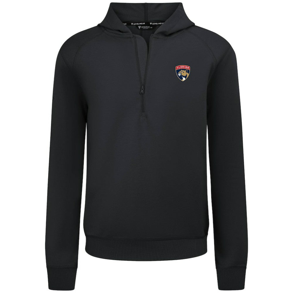 Florida Panthers Levelwear Technic Quarter-Zip Pullover Hoodie - Black | NHL online