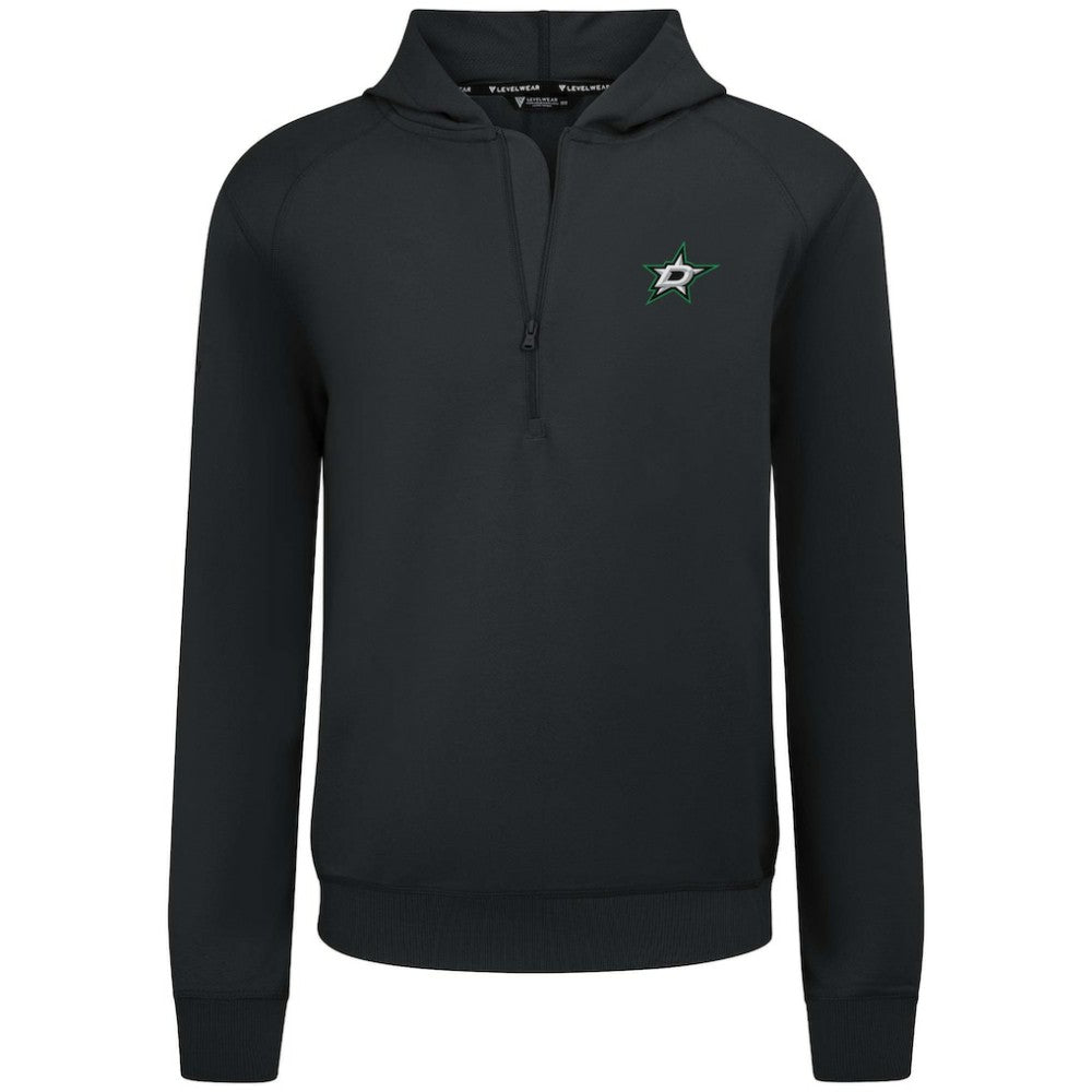 Dallas Stars Levelwear Technic Quarter-Zip Pullover Hoodie - Black | NHL near me