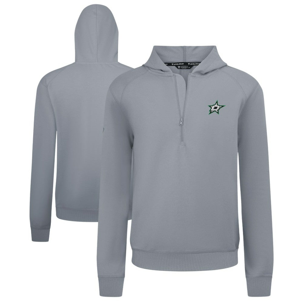 Dallas Stars Levelwear Technic Quarter-Zip Pullover Hoodie - Gray | NHL sale