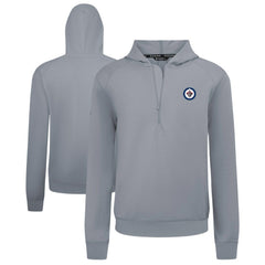Winnipeg Jets Levelwear Technic Quarter-Zip Pullover Hoodie - Gray | NHL on sale