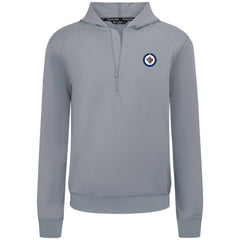Winnipeg Jets Levelwear Technic Quarter-Zip Pullover Hoodie - Gray | NHL on sale