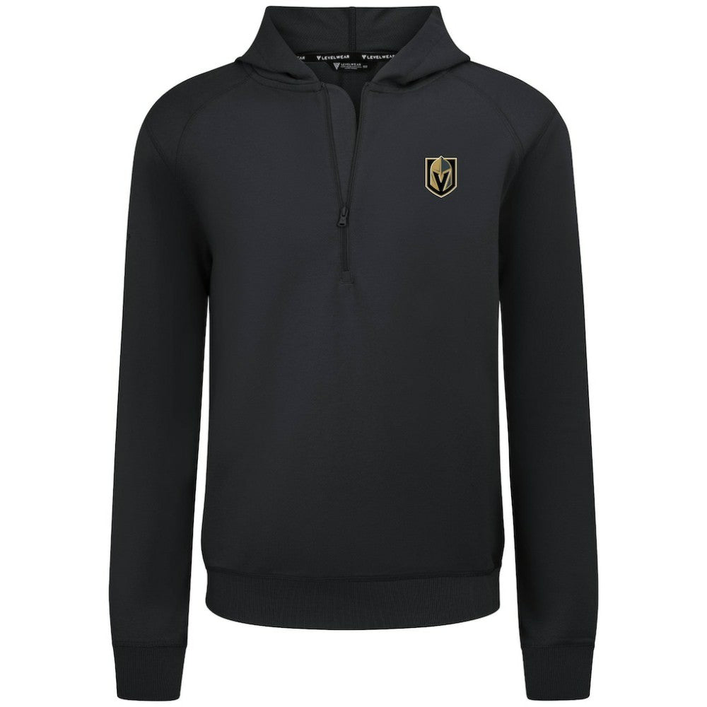 Vegas Golden Knights Levelwear Technic Quarter-Zip Pullover Hoodie - Black | NHL sale