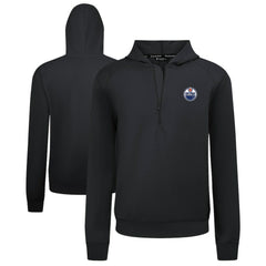 Edmonton Oilers Levelwear Technic Quarter-Zip Pullover Hoodie - Black | NHL online