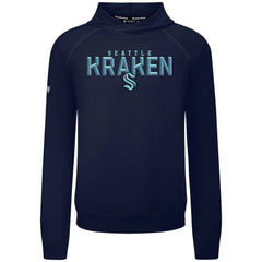 Seattle Kraken Levelwear Mandate Carve Tri-Blend Pullover Hoodie - Deep Sea Blue | NHL online