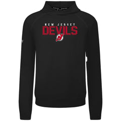 New Jersey Devils Levelwear Mandate Carve Tri-Blend Pullover Hoodie - Black | NHL discount