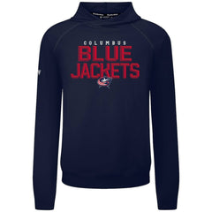 Columbus Blue Jackets Levelwear Mandate Carve Tri-Blend Pullover Hoodie - Navy | NHL Lifestyle