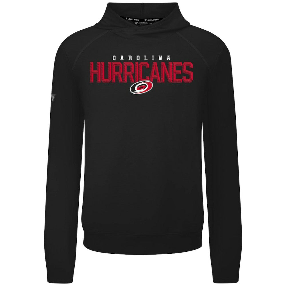 Carolina Hurricanes Levelwear Mandate Carve Tri-Blend Pullover Hoodie - Black | NHL online