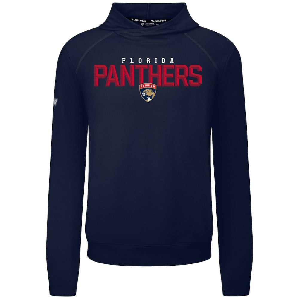 Florida Panthers Levelwear Mandate Carve Tri-Blend Pullover Hoodie - Navy | NHL Lifestyle