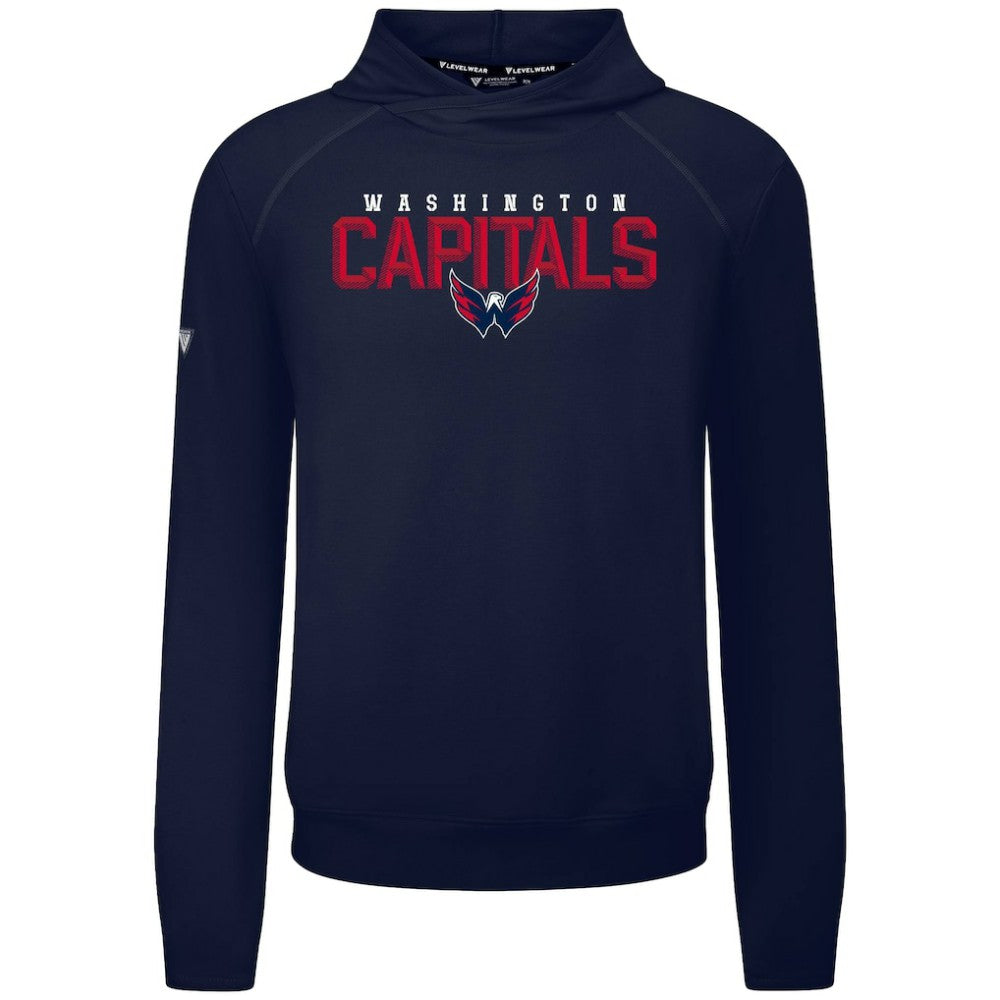 Washington Capitals Levelwear Mandate Carve Tri-Blend Pullover Hoodie - Navy | NHL discount