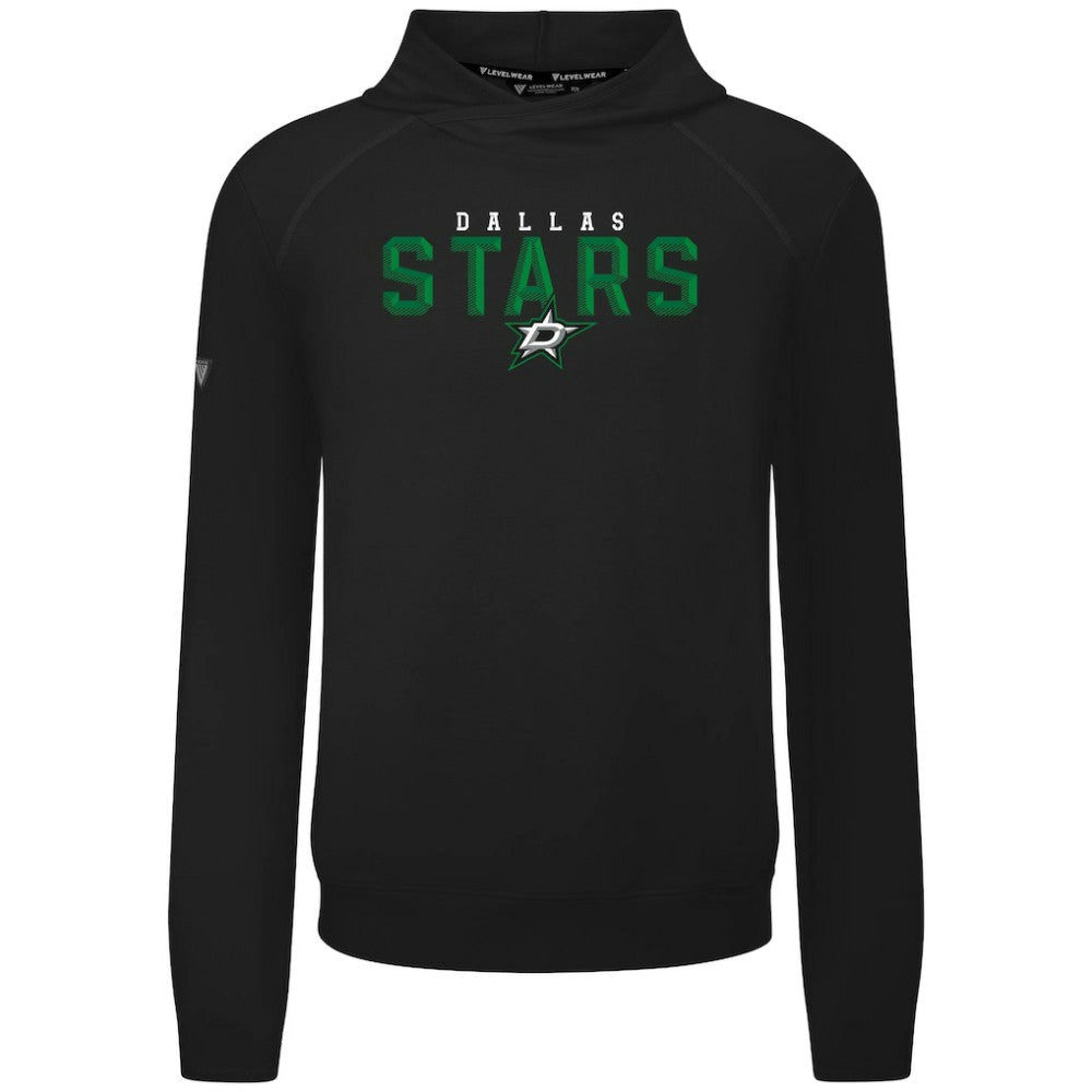 Dallas Stars Levelwear Mandate Carve Tri-Blend Pullover Hoodie - Black | NHL discount