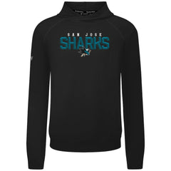 San Jose Sharks Levelwear Mandate Carve Tri-Blend Pullover Hoodie - Black | NHL Clearance