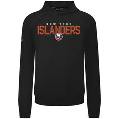 New York Islanders Levelwear Mandate Carve Tri-Blend Pullover Hoodie - Black | NHL Lifestyle