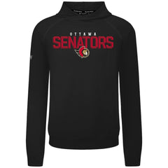 Ottawa Senators Levelwear Mandate Carve Tri-Blend Pullover Hoodie - Black | NHL Clearance