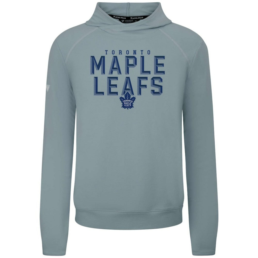 Toronto Maple Leafs Levelwear Mandate Carve Tri-Blend Pullover Hoodie - Gray | NHL discount